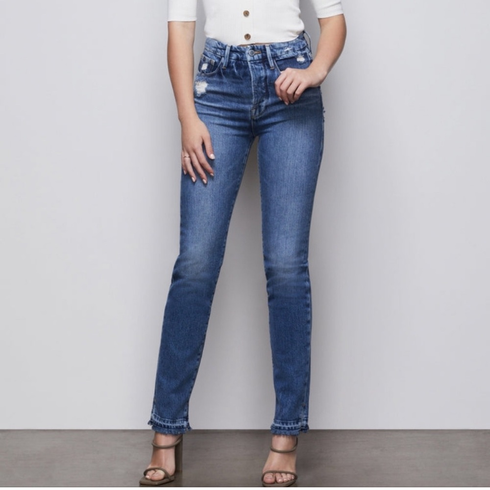 Good American - Good Boy Slit Jeans